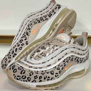 🐆 Nike Air Max 97 Leopard Print CW5595-001 Women 7.5 EUC Animal Print Icon 🐆